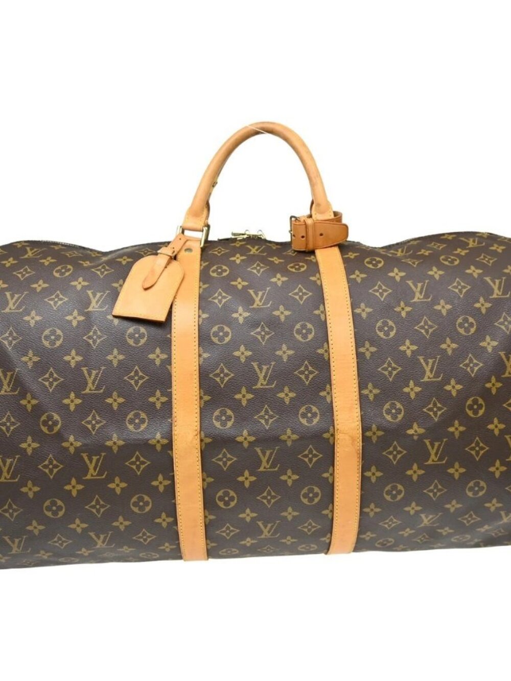 LOUIS VUITTON KEEPALL 60 TRAVEL HANDBAG MONOGRAM M41422 VI1923 BQ01028